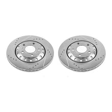 Load image into Gallery viewer, Power Stop 03-10 Audi A8 Quattro Rear Evolution Drilled &amp; Slotted Rotors - Pair Brake Rotors - Slot &amp; Drilled PowerStop
