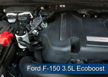 Load image into Gallery viewer, J&amp;L 2011-2024 Ford F-150 2.7L/3.5L/5.0L Passenger Side Oil Separator 3.0 - Clear Anodized Oil Separators J&amp;L
