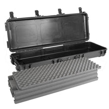Load image into Gallery viewer, Go Rhino XVenture Gear Hard Case w/ Foam - Long 44in. / IP67 / Automatic Air Valve - Textured Black Cargo Boxes &amp; Bags Go Rhino
