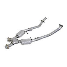 Load image into Gallery viewer, BBK 96-98 Mustang 4.6 GT High Flow X Pipe With Catalytic Converters - 2-1/2 Catback BBK

