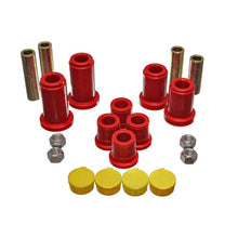 Load image into Gallery viewer, Energy Suspension 98-99 Tahoe/Yukon/Denali / 98-95 K5 Blazer 4WD Red Front End C/A Bushing Set Bushing Kits Energy Suspension
