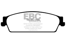 Load image into Gallery viewer, EBC 09-14 Cadillac Escalade 6.0 Hybrid Extra Duty Rear Brake Pads Brake Pads - Performance EBC   
