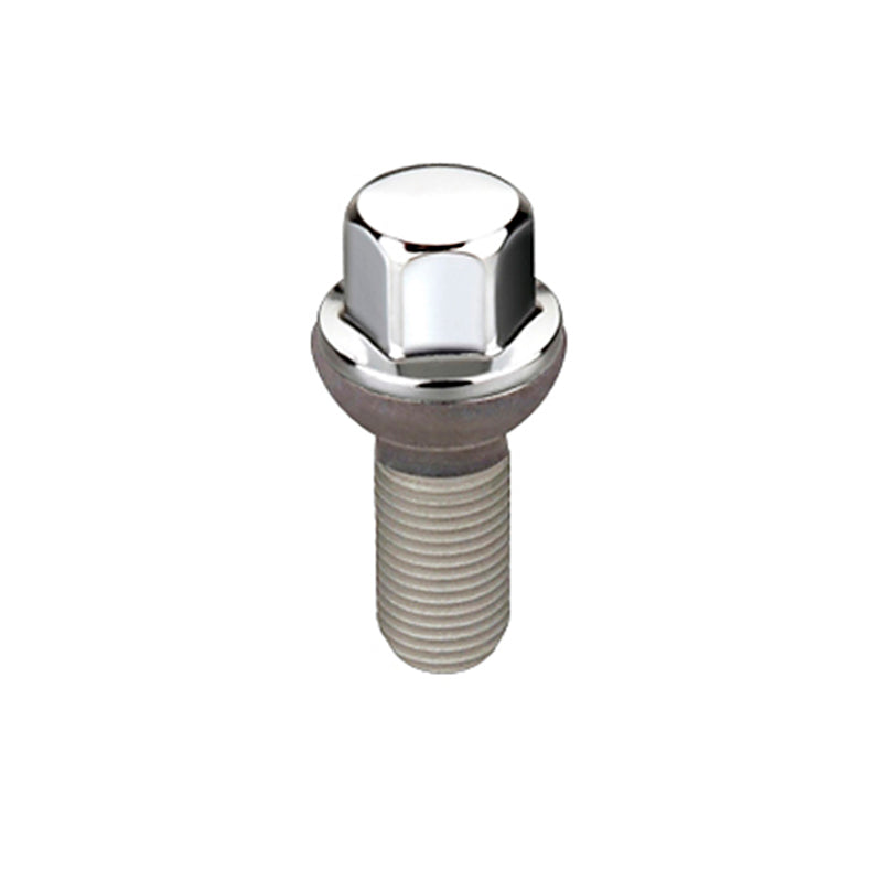 McGard Hex Lug Bolt (Radius Seat) M14X1.5 / 17mm Hex / 26.3mm Shank Length (Box of 50) - Chrome Wheel Bolts McGard