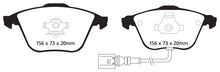 Load image into Gallery viewer, EBC 08-11 Volkswagen CC 3.6 Ultimax2 Front Brake Pads Brake Pads - OE EBC   
