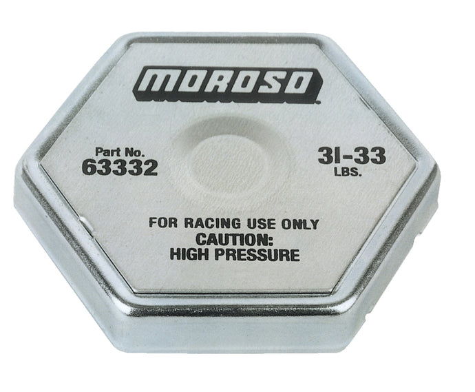Moroso Racing Radiator Cap - 31-33lbs Radiator Caps Moroso