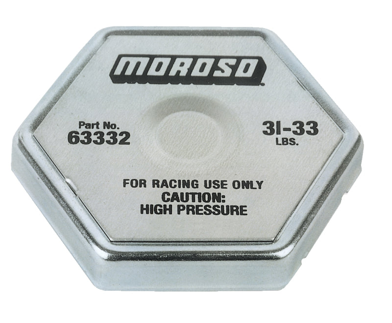 Moroso Racing Radiator Cap - 31-33lbs Radiator Caps Moroso