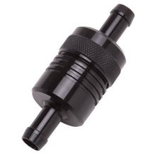 Load image into Gallery viewer, Edelbrock Fuel Filter Aluminum 3In X 01/ 1/8In 3/8In Inlet/Outlet Black Fuel Filters Edelbrock
