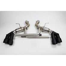 Load image into Gallery viewer, Mishimoto 2016+ Chevrolet Camaro SS Quad-Tip Pro Axle-Back Exhaust w/ Black Tips Axle Back Mishimoto
