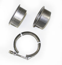 Load image into Gallery viewer, JBA 3in Stainless Steel V-Band Clamp &amp; Flanges Clamps JBA
