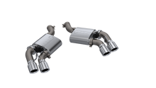 Load image into Gallery viewer, QTP 16-18 Chevrolet Camaro SS 6.2L 304SS Screamer Axle Back Exhaust w/4in Quad Tips Axle Back QTP
