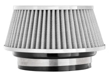 Load image into Gallery viewer, Spectre Adjustable Conical Air Filter 2-1/2in. Tall (Fits 3in. / 3-1/2in. / 4in. Tubes) - White Air Filters - Universal Fit Spectre
