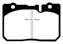 Load image into Gallery viewer, EBC 95-00 Lexus LS400 4.0 Ultimax2 Front Brake Pads Brake Pads - OE EBC   

