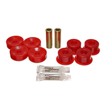 Load image into Gallery viewer, Energy Suspension 92-01 Prelude Red Rear Shock Upper and Lower Bushing Set Bushing Kits Energy Suspension
