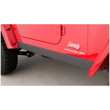 Load image into Gallery viewer, Bushwacker 97-06 Jeep Wrangler Trail Armor Side Rocker Panels - Black Body Armor &amp; Rock Rails Bushwacker

