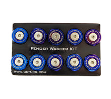 Load image into Gallery viewer, NRG M-Style Fender Washer Kit (TI Series) M6 Bolts For Plastic (TI Brn Wshr/Silver Scrw) - Set of 10 Hardware Kits - Other NRG
