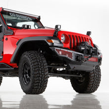 Load image into Gallery viewer, Go Rhino 18-20 Jeep Wrangler JL/JLU Rockline Front Bumper Skid Plate Bumpers - Steel Go Rhino
