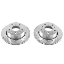 Load image into Gallery viewer, Power Stop 14-19 Ram ProMaster 1500 Rear Evolution Drilled &amp; Slotted Rotors - Pair Brake Rotors - Slot &amp; Drilled PowerStop
