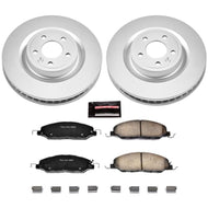 Power Stop 11-14 Ford Mustang Front Z17 Evolution Geomet Coated Brake Kit | CRK5944