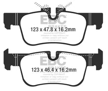 Load image into Gallery viewer, EBC 16-18 BMW X1 Yellowstuff Rear Brake Pads Brake Pads - Performance EBC   
