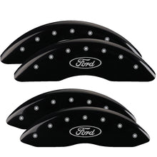 Load image into Gallery viewer, MGP 4 Caliper Covers Engraved Front &amp; Rear ST Black finish silver ch Caliper Covers MGP
