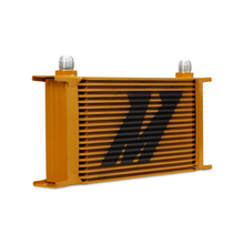 Load image into Gallery viewer, Mishimoto Universal 19 Row Oil Cooler - Gold Oil Coolers Mishimoto
