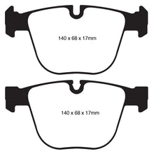 Load image into Gallery viewer, EBC 10+ BMW 535i 3.0 Twin Turbo GT (F07) Greenstuff Rear Brake Pads Brake Pads - Performance EBC   
