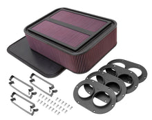 Load image into Gallery viewer, K&amp;N Custom Racing Air Filter - Rectangular Carbon Fiber 4in Air Box w/ 2.75in Air Horn Air Filters - Direct Fit K&amp;N Engineering   
