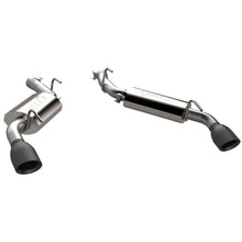 Load image into Gallery viewer, QTP 10-13 Chevrolet Camaro SS 6.2L 304SS AR3 Axle Back Exhaust w/4.5in Black Tips Axle Back QTP
