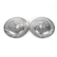Power Stop 05-19 Nissan Frontier Front Evolution Drilled & Slotted Rotors - Pair | JBR1124XPR