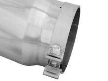 Load image into Gallery viewer, aFe Diesel Exhaust Tip Bolt On Polished 5in Inlet x 6in Outlet x 12in Long Catback aFe
