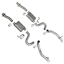 Load image into Gallery viewer, BBK 87-93 Mustang GT Cat Back Kit Varitune Mufflers - Aluminized turn downs Catback BBK
