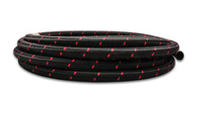 Load image into Gallery viewer, Vibrant -8 AN Two-Tone Black/Red Nylon Braided Flex Hose (20 foot roll) Hoses Vibrant
