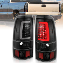 Load image into Gallery viewer, ANZO 2003-2006 Chevy Silverado 1500 LED Taillights Plank Style Black w/Clear Lens Tail Lights ANZO
