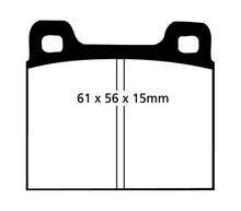 Load image into Gallery viewer, EBC 64-69 Porsche 911 2.0 (M Caliper) (Solid front rotor) Bluestuff Front Brake Pads Brake Pads - Racing EBC   
