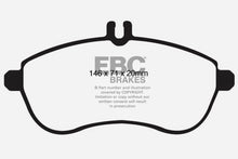 Load image into Gallery viewer, EBC 12-14 Mercedes-Benz C250 (W204) 1.8 Turbo Redstuff Front Brake Pads Brake Pads - Performance EBC   
