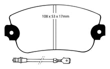Load image into Gallery viewer, EBC 75-81 Lancia Beta 1.8L Greenstuff Front Brake Pads Brake Pads - Performance EBC   

