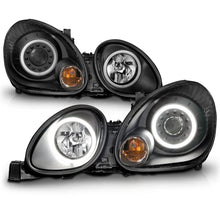 Load image into Gallery viewer, ANZO 1998-2005 Lexus Gs300 Projector Headlights w/ Halo Black Headlights ANZO
