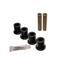 Load image into Gallery viewer, Energy Suspension 80-96 Ford Bronco / F150 / F250 / F350 Black Rear 4WD Frame Shackle Bushings Set Bushing Kits Energy Suspension
