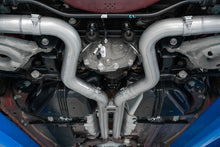 Load image into Gallery viewer, MBRP 18-19 Ford Mustang GT 5.0 3in Dual Split Rear Cat Back w/ Quad 4in Dual Wall Tips- Black Coated Catback MBRP
