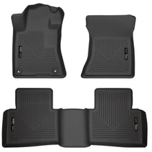Load image into Gallery viewer, Husky Liners 19-23 Nissan Altima WeatherBeater Black Front &amp; Second Seat Floor Liner Floor Mats - Rubber Husky Liners
