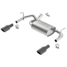 Load image into Gallery viewer, Borla 12-16 Jeep Wrangler 3.6AT/MT 4WD 2+4DR S/ SQ /RL/AC SR 2.5in, 2in Tip 3.5 sqx8 Black Chrome Axle Back Borla
