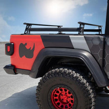 Load image into Gallery viewer, Go Rhino 20-22 Jeep Gladiator JT/16-22 Toy. Tacoma/05-21 Nssn Frontier XRS Cross Bars Kit - Tex. Blk Truck Bed Rack Go Rhino
