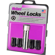 Load image into Gallery viewer, McGard Wheel Lock Nut Set - 4pk. (Tuner / Cone Seat) M12X1.25 / 13/16 Hex / 1.24in. Length - Black Lug Nuts McGard
