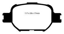 Load image into Gallery viewer, EBC 04-10 Scion TC 2.4 Yellowstuff Front Brake Pads Brake Pads - Performance EBC   
