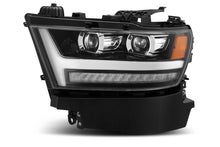 Load image into Gallery viewer, AlphaRex 19-20 Ram 1500HD PRO-Series Proj Headlights Plnk Style Jet Blk w/Activ Light/Seq Signal/DRL Headlights AlphaRex
