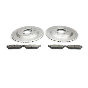 Alcon 19-20 Raptor/ 18-20 F-150 Rear Pad and Rotor Kit (Use with Stock Calipers) w/ Elect Park Brake Big Brake Kits Alcon   