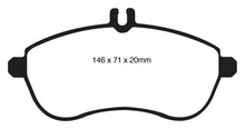 Load image into Gallery viewer, EBC 12-14 Mercedes-Benz C250 (W204) 1.8 Turbo Greenstuff Front Brake Pads Brake Pads - Performance EBC   
