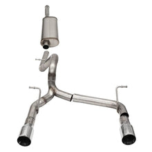 Load image into Gallery viewer, CORSA Performance COR21124 Corsa 2018-2024 Jeep Wrangler JLU 3.6L 2.75in Sport Cat-Back Exhaust w/ 4in Tips
