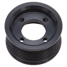 Load image into Gallery viewer, Edelbrock Pulley SC E_Force 2 75In 8 Rib Black Supercharger Pulleys Edelbrock
