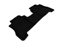 Load image into Gallery viewer, 3D MAXpider 2007-2012 Hyundai Santa Fe Kagu 2nd Row Floormats - Black Floor Mats - Rubber 3D MAXpider   
